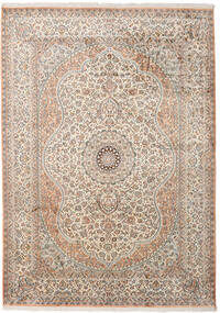絨毯 オリエンタル カシミール ピュア シルク 173X243 ベージュ/オレンジ (絹, インド)
