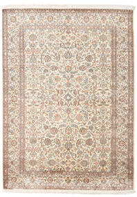 158X217 絨毯 カシミール ピュア シルク オリエンタル ベージュ/オレンジ (絹, インド) Carpetvista