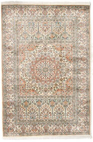 127X186 絨毯 オリエンタル カシミール ピュア シルク ベージュ/オレンジ (絹, インド) Carpetvista
