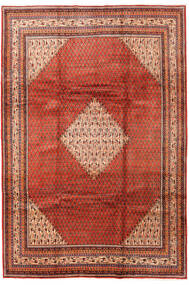 Sarough Mir Matta 214X317 Röd/Beige Ull, Persien/Iran Carpetvista