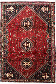 223X322 Ghashghai Teppe Orientalsk Rød/Mørk Rød (Ull, Persia/Iran) Carpetvista