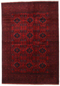  Afegão Khal Mohammadi Tapete 205X289 Lã Vermelho Escuro/Vermelho Carpetvista