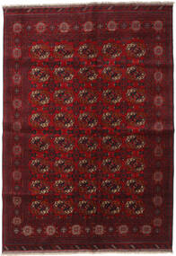 204X290 Alfombra Oriental Afghan Khal Mohammadi Rojo Oscuro/Marrón (Lana, Afganistán) Carpetvista