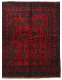 Tappeto Afghan Khal Mohammadi 200X298 Rosso Scuro (Lana, Afghanistan)