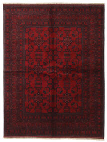  Orientalsk Afghan Khal Mohammadi Tæppe 172X227 Mørkerød Uld, Afghanistan Carpetvista