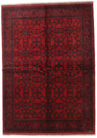  Orientalsk Afghan Khal Mohammadi Tæppe 171X237 Mørkerød/Rød Uld, Afghanistan Carpetvista