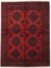 Tappeto Orientale Afghan Khal Mohammadi 181X239 Rosso Scuro/Rosso (Lana, Afghanistan)