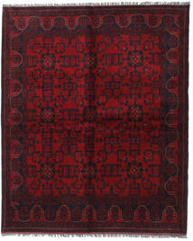186X224 Afghan Khal Mohammadi Matta Orientalisk Mörkröd (Ull, Afghanistan) Carpetvista