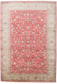  Kashmir Pure Silk Rug 216X311 Silk Beige/Orange Carpetvista