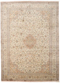 絨毯 カシミール ピュア シルク 247X341 ベージュ/オレンジ (絹, インド)