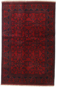 Tapis D'orient Afghan Khal Mohammadi 127X195 Rouge Foncé (Laine, Afghanistan)