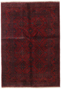 絨毯 アフガン Khal Mohammadi 134X193 ダークレッド (ウール, アフガニスタン)