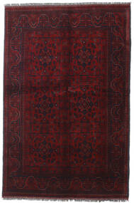 130X199 Alfombra Afghan Khal Mohammadi Oriental Rojo Oscuro (Lana, Afganistán) Carpetvista
