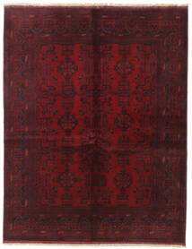 Tapis Afghan Khal Mohammadi 152X194 Rouge Foncé (Laine, Afghanistan)