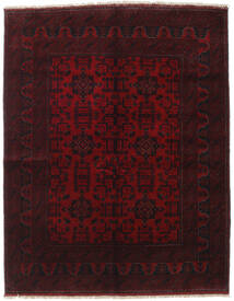  Afghan Khal Mohammadi Tappeto 154X198 Di Lana Rosso Scuro Piccolo Carpetvista