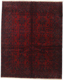  Afegão Khal Mohammadi Tapete 155X195 Lã Vermelho Escuro Pequeno Carpetvista