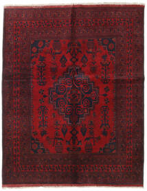  Afghan Khal Mohammadi Χαλι 155X194 Μαλλινο Σκούρο Κόκκινο/Κόκκινα Μικρό Carpetvista