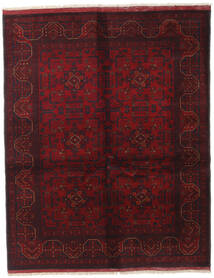 Tappeto Afghan Khal Mohammadi 152X190 Rosso Scuro (Lana, Afghanistan)