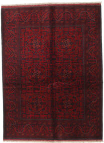  Afghan Khal Mohammadi Tappeto 150X199 Di Lana Rosso Scuro Piccolo Carpetvista