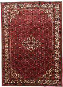 211X295 Hosseinabad Teppe Orientalsk Brun/Rød (Ull, Persia/Iran) Carpetvista