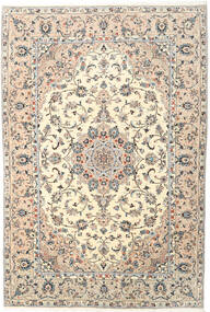  Keshan Teppich 205X300 Persischer Wollteppich Beige/Grau Carpetvista