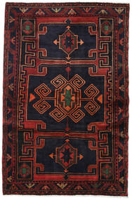  137X208 Medallion Small Hamadan Rug Wool, Carpetvista