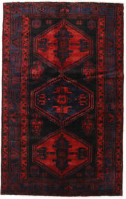  Persialainen Hamadan Matot 135X216 Tummanpunainen Carpetvista