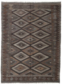  Orientalischer Kelim Afghan Old Stil Teppich 147X196 Braun/Grau Wolle, Afghanistan Carpetvista