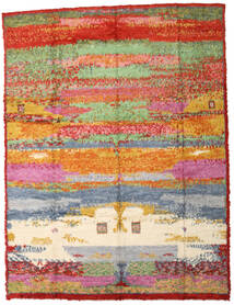 296X392 Tapete Moroccan Berber - Afganistan Moderno Vermelho/Bege Grande (Lã, Afeganistão) Carpetvista
