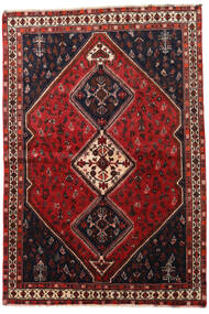  Shiraz Rug 168X250 Persian Wool Dark Red/Red Carpetvista