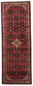 75X205 Tappeto Hosseinabad Orientale Passatoie Rosso Scuro/Rosso (Lana, Persia/Iran) Carpetvista