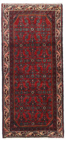  Persialainen Hosseinabad Matot Matto 68X149 Käytävämatto Tummanpunainen/Punainen (Villa, Persia/Iran)