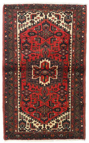  Perzisch Hamadan Vloerkleed 97X154 Bruin/Rood Carpetvista