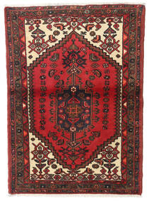  Persialainen Hamadan Matot 101X136 Punainen/Tummanpunainen Carpetvista