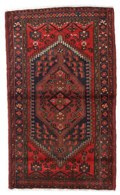  Persischer Hamadan Teppich 100X166 Dunkelrot/Rot Carpetvista