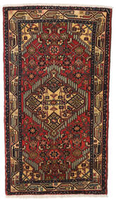  Hosseinabad 80X140 Persischer Wollteppich Dunkelrot/Rot Klein Carpetvista
