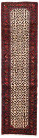 絨毯 オリエンタル ハマダン 80X283 廊下 カーペット 茶色/レッド (ウール, ペルシャ/イラン)