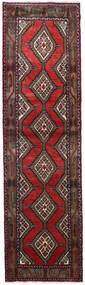 84X305 Dywan Orientalny Hamadan Chodnikowy Ciemnoczerwony/Czerwony (Wełna, Persja/Iran) Carpetvista