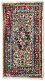 80X147 Moud Teppich Orientalischer Braun/Grau (Wolle, Persien/Iran) Carpetvista