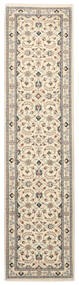 74X294 絨毯 ナイン Fine 9La オリエンタル 廊下 カーペット ベージュ/ライトグレー (ペルシャ/イラン)