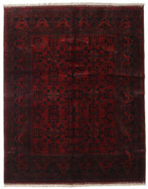  Afegão Khal Mohammadi Tapete 152X190 Lã Vermelho Escuro Pequeno Carpetvista
