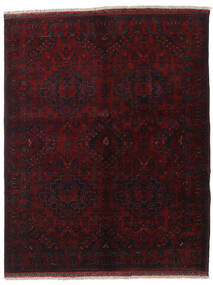  Afghan Khal Mohammadi Tappeto 155X192 Di Lana Rosso Scuro Piccolo Carpetvista