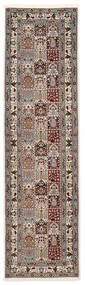 80X300 Moud Sherkat Farsh Teppich Orientalischer Läufer Braun/Orange (Wolle, Persien/Iran)
