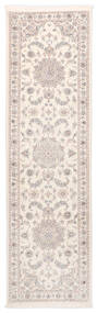 Nain Fine 9La Teppich 83X300 Läufer Beige/Weiß Wolle, Persien/Iran