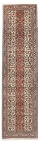  Tabriz 50 Raj Sherkat Farsh Rug 80X308 Persian Wool Brown/Beige Small