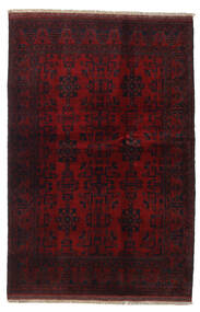131X196 Dywan Afgan Khal Mohammadi Orientalny Ciemnoczerwony (Wełna, Afganistan) Carpetvista