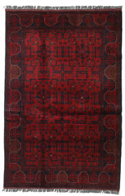 Tapis Afghan Khal Mohammadi 125X190 Rouge Foncé (Laine, Afghanistan)