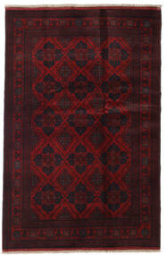 127X195 Tappeto Afghan Khal Mohammadi Orientale Rosso Scuro (Lana, Afghanistan) Carpetvista