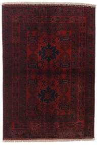 Tappeto Orientale Afghan Khal Mohammadi 102X145 Rosso Scuro (Lana, Afghanistan)