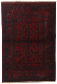 絨毯 オリエンタル アフガン Khal Mohammadi 101X147 ダークレッド (ウール, アフガニスタン)